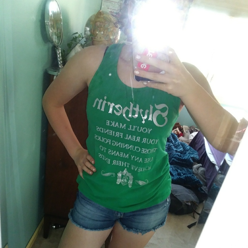 Slytherin Harry Potter Tanktop w quote